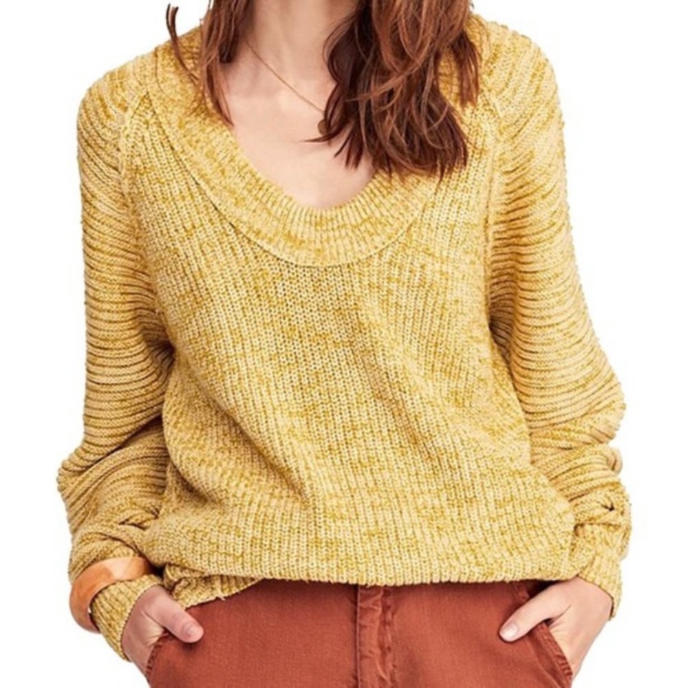 Free People Sunday Scoop Oversized Sweater Dress Tunic